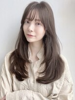 ユーフォリア 銀座(Euphoria)&nbsp;シアーカラー/セミディ/韓国ヘア/顔周り/透明感/くびれヘア/23