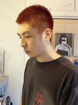 ルーム(Loom.) メンズカットメンズスタイルショートスタイルメンズブリーチ