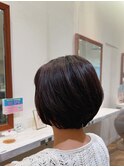ひし形ショートボブ