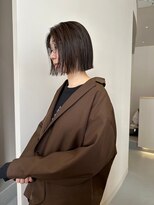 イノセントヘア(innocent.hair) 切りっぱなしボブ顎ラインボブぱっつんボブ