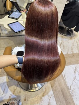 ロンドローズ 名古屋(Lond damaskRose) 顔周り ダブルカラー 名駅 ブリーチ 髪質改善 ボブ 韓国 879