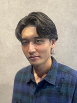 フジヤマバーバーショップ アジト(FUJIYAMA BARBER SHOP ajito)&nbsp;センターパート【藤本ユースケ】