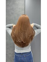 ボンドストーリーホワイト(BondStory White)&nbsp;レイヤーカットオレンジベージュカラー