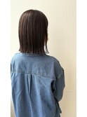 切りっぱなしボブ