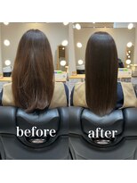 ツヤと髪 クリム(crim)&nbsp;髪質改善エステカラー　ロング　白髪染め　30代、40代、20代
