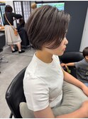 ハンサムショート　シルバーグレージュ