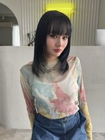 デビュー 沖縄泡瀬店(Debut)&nbsp;くびれヘア/アプリコットオレンジ/ハイライトカラー/沖縄市