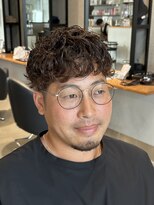 バルバオ サロンドベレーザ 大須(BALBAO salon de belleza) 元ドラゴンズ選手友永翔太無造作パーマ