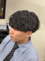 プルーブトウキョウ 渋谷(PROVE TOKYO)&nbsp;爽やかビジネスツーブロック無造作ナチュラル波巻きパーマ