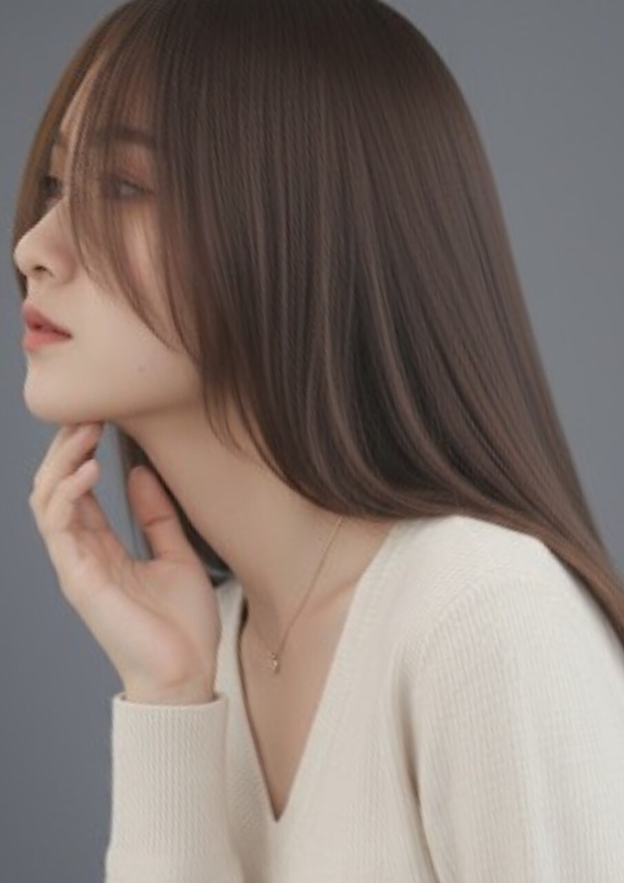 人気No.２☆髪質改善シルクトリートメント+premium透明感ケアカラー+カット