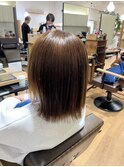 髪質改善縮毛矯正/外ハネボブ