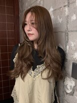 マイル 渋谷(mile)&nbsp;ライトブラウン×ロングレイヤー