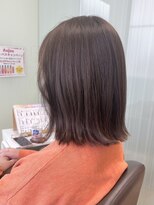 ファースト 泉中央店(first) ボブ/外はね/チョコレートブラウン/20代30代40代