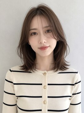 ノア 三宮店(NOA) 小顔くびれレイヤーミディ韓国風