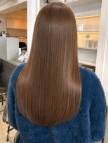 セプト 天神大名(SEPT.)&nbsp;ベージュカラー 髪質改善カラー 艶ストレート ロングヘア