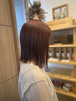 エム バイ ブローチェ(em by BROCHE)&nbsp;切りっぱなし×オレンジ