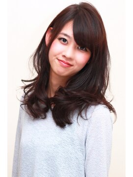 ヘアサロン トラヴィス(hair salon Travis) ●ダークカラーでカールスタイル　セミロング
