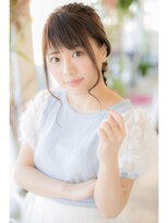 ヘアーショップ エヌアンドエー 越谷店(hair shop N&A)&nbsp;編み込みアレンジ×マロンベージュ