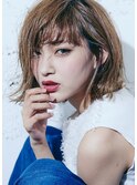 艶仕上げカッコ可愛いボブ