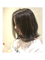 ナック ウメダ(knack UMEDA)&nbsp;ウルフカット【梅田　茶屋町】ブルージュカラー×ボブ◎20代30代