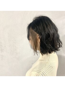 タグ(#tag) #片耳インナーボブ