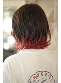 magiy hair【nico】裾カラー ブリーチ ピンク　バイオレット