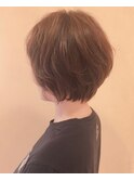 【morio鶴瀬】軽くゆれるナチュラルショートボブ