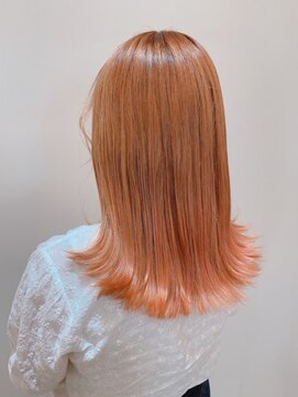 ヘアー デザイナーズ サロン アヴァンセ(HAIR DESIGNER'S SALON AVANCE) オレンジ系カラー