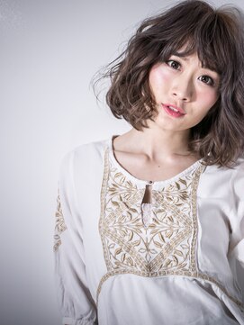 カバーヘアアンドスパ ブリス 浦和(COVER HAIR&SPA bliss) *bliss浦和*ダブルバングxスパイラル☆クラシカルふわミディw