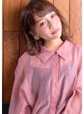 外ハネ感♪くびれセミディ♪伸ばしかけ♪