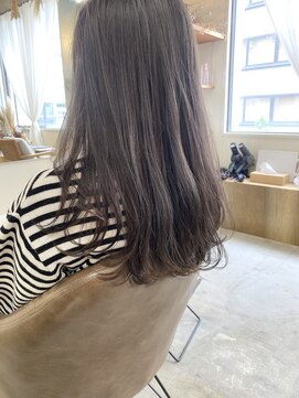 マロウ(mallow) 《花屋併設》ハイライトグレージュ@20代30代40代@トリートメント