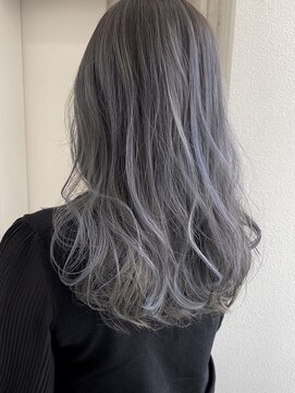 ヘアーデザイン シュシュ(hair design Chou Chou by Yone) ☆chouchou☆ハイライト×アッシュグレー