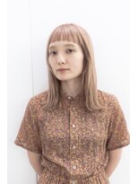 ユートゥイーズ つくば(U too e's)&nbsp;《Utoo e's つくば美容室》色落ちも美しい秋のソフトオレンジ