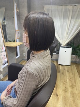 エルド(eld) ミニボブ×トープグレージュ【40 50代おすすめスタイル】