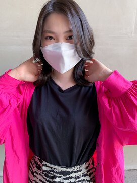 シェノン 武庫之荘(CHAINON) 髪質改善/グレージュカラー/黒髪/ココアベージュ/ボブウルフ