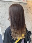 グレージュ×外国人風グラデーションカラー ミルクチョコレート