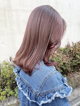 メゾンアクア 表参道(Maison ACQUA) ▲ブリーチなし暖色カラーピンクベージュピンクブラウン