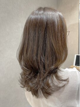 スクエア(#Square) ワンホンレイヤー×ペールベージュ