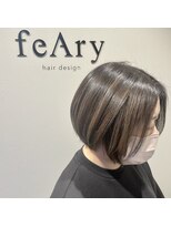 フィーリー ヘア デザイン 太田店(feAry)&nbsp;ハイライトの大人ボブにも艶感を