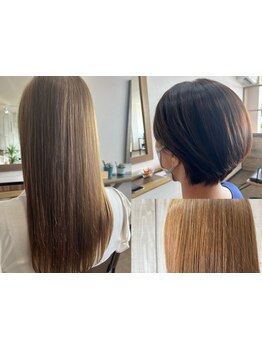 ショート～ロングまで幅広く似合わせる技術×センス!細部までこだわりぬいたカットで360度美しいシルエット