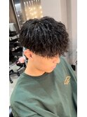 重ためマッシュ×ツイストスパイラル