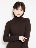 オンク 新宿(onk)&nbsp;黒髪/グレーベージュ/レイヤーロング/前髪パーマ[新宿駅]