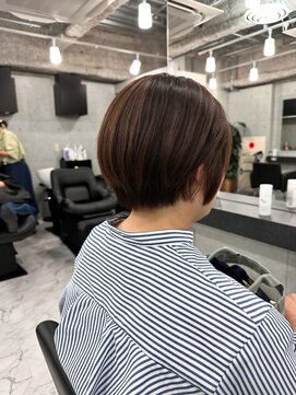 エンディアリング 東銀座(Endearing) 黒髪/グレーベージュ/レイヤーロング/前髪パーマ/銀座/東銀座