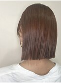 切りっぱなしボブ/ショコラグレージュ