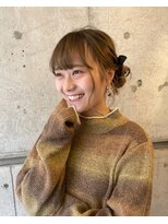 エミュ 天文館店(eMu) イヤリングカラーの映えるアレンジ