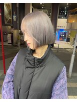ヘアアトリエコモノ(hair l'atelier KoMoNo) 【2bleach】韓国カラー！ホワイトグレー！