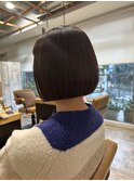 大人マッシュショート丸みショート黒髪ショートベリーショート