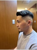 銀座　理容室　大人バーバースタイル　スキンフェード