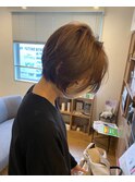 ★前髪なしくびれショートボブ◎stylist Nao