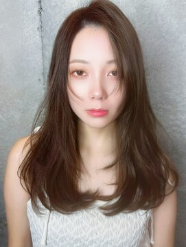 クーエフー(coo et fuu) 20代30代40代/オリーブベージュロングレイヤー